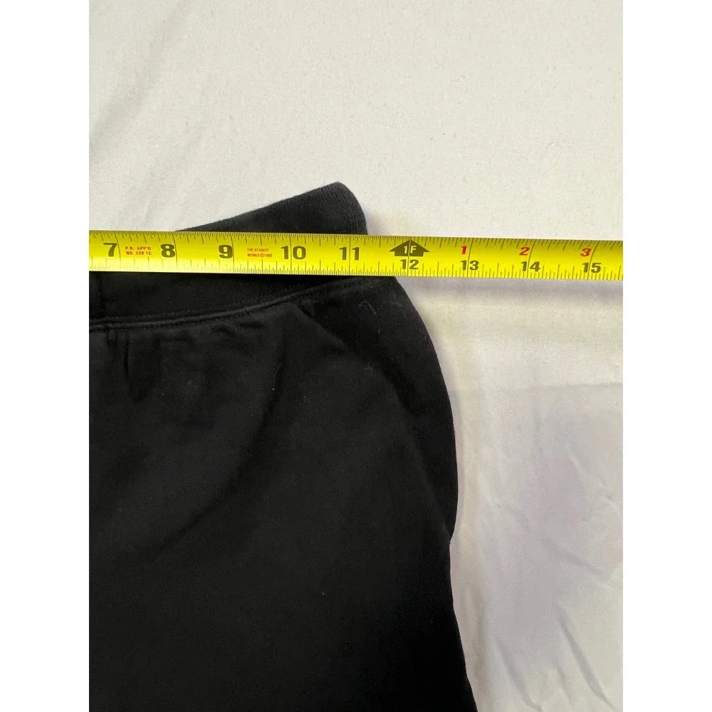 GAP Kids S Black Athletic Shorts Drawstring Logo Comfort Play Everyday Casual J7